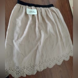 Skirt Forever21 pale pink